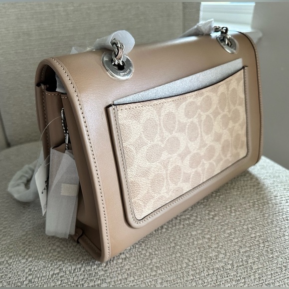 Coach Signature Parker in Sand Taupe, NWT - Picture 11 of 13
